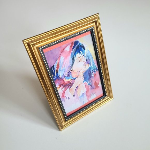 Photograph of original watercolor painting. Signed by artist. - Picture 3 of 7